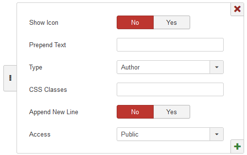 Choose author