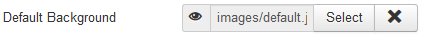 Set the default background image