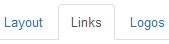 Click the links tab
