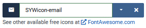The universal icon picker - SYW icon editing