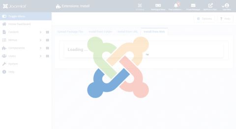 The Joomla 4 loader