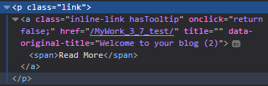 Inspect element - CSS